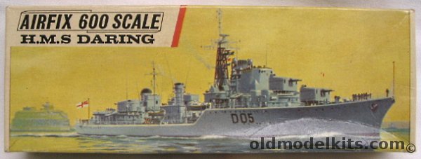 Airfix 1/600 HMS Daring Destroyer, F3S plastic model kit